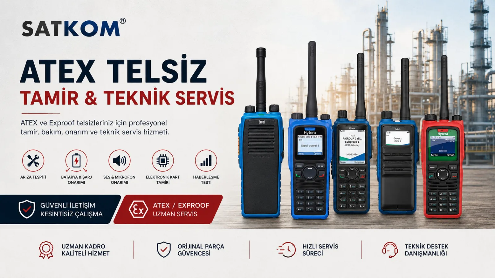 ATEX Telsiz Tamiri ve Teknik Servis