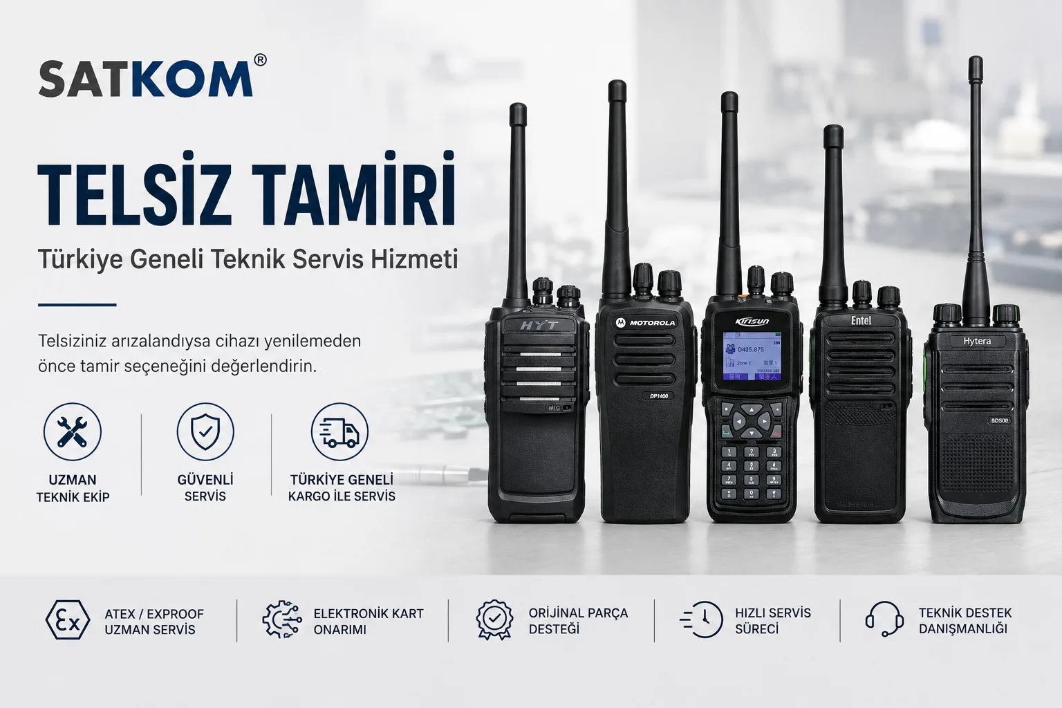 Telsiz Tamiri | Türkiye Geneli Telsiz Teknik Servis Hizmeti