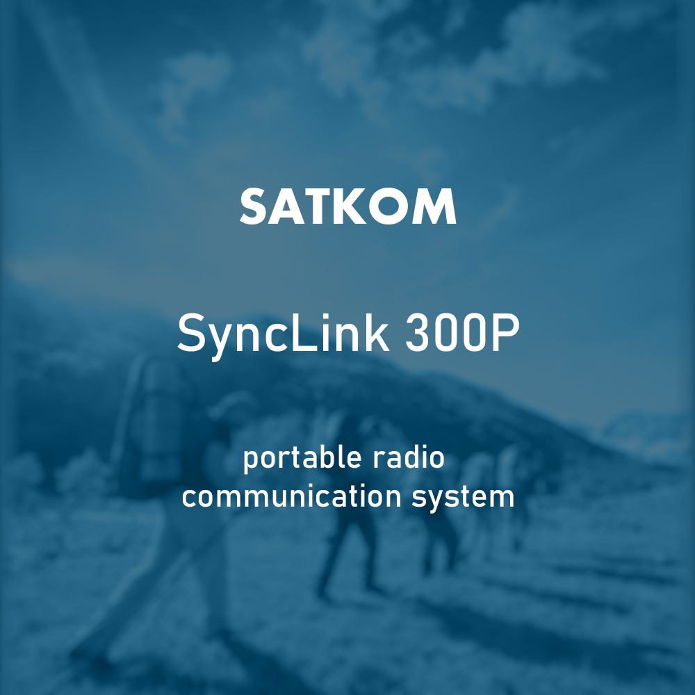 SATKOM SyncLink 300P Portatif Haberleşme Sistemi